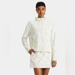 G/FORE WOMEN’S TONAL FLORAL MAVERICK 4-WAY STRETCH JACKET/STONE - S